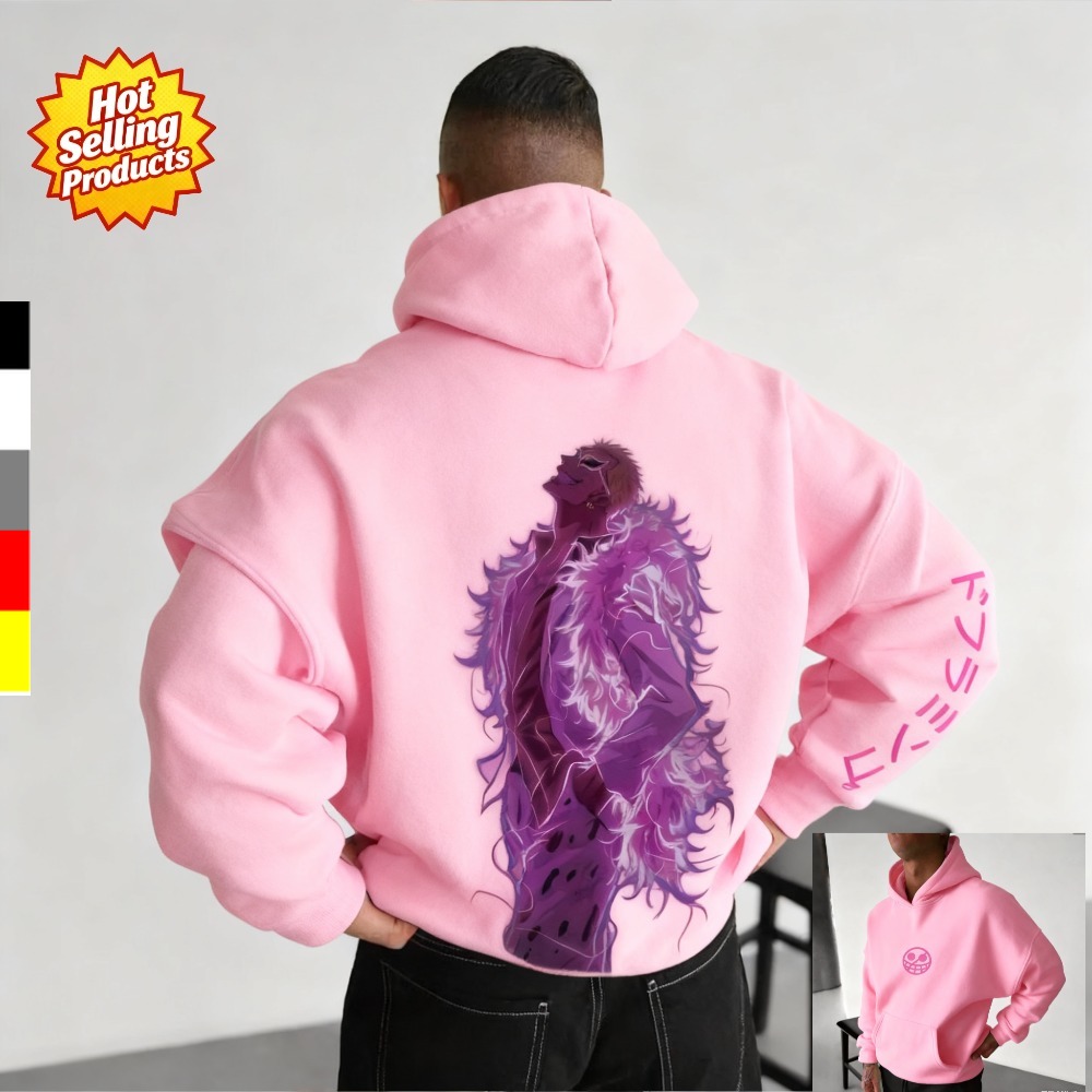 Anime Merchandise Store In Japan - Felpa con cappuccio One Piece Donquixote