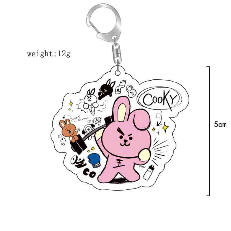 Portachiavi in acrilico BT21 a - Anime Merchandise For Girls recensione e prezzo