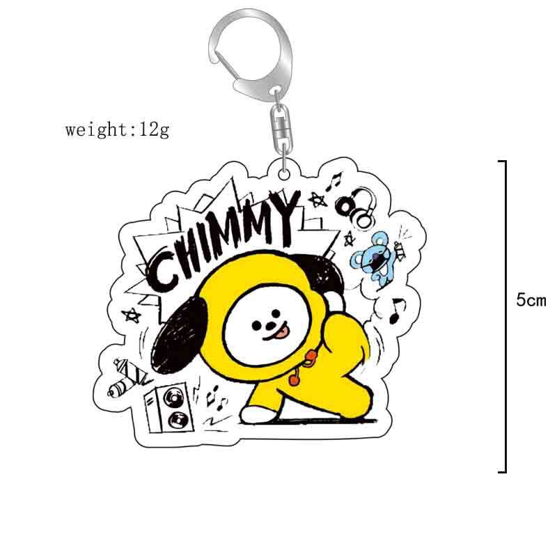 Portachiavi in acrilico BT21 a - Anime Merchandise For Girls recensione e prezzo